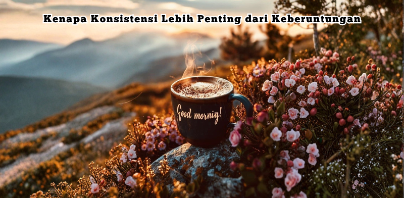Kenapa Konsistensi Lebih Penting dari Keberuntungan